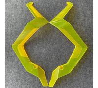 For HON-DA 2025 XADV750 X-ADV 750 Modification Winding Strip Wind Cutting Fixed Wind Wing Leg Shield Side Protection Windshield (Yellow)