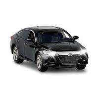 For Honda Accord 1 32 Simulación Aleación Fundición Presión Tire hacia Atrás Intermitente Modelo De Música De Juguete Miniaturas De Automoción(Negro)