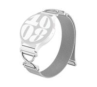 For Honor Watch ES Watch Band Magnetic Stainless Steel Milanese Strap with X-Shaped Connector - Silv