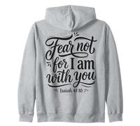 For I Am with You Isaías 41 10 Versículo de la Biblia Sudadera con Capucha