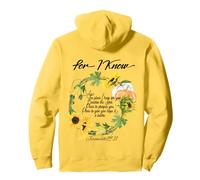 For I Know Christian Sunflower Versículo de la Biblia Otoño Sudadera con Capucha