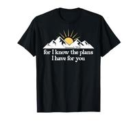 For I Know The Plans I Have For You Bible Jeremiah 29:11 God Camiseta
