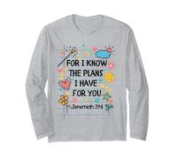 For I Know The Plans I Have For You Christian Back To School Manga Larga