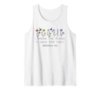 For I Know The Plans I Have For You Christian Jeremiah 29:11 Camiseta sin Mangas