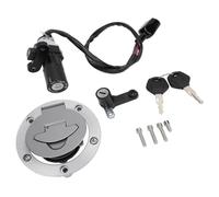 for Ignition Switch Lock Kit for YZF-R3 2015-2018 Motorcycle, Cap Lock and Helmet Security Lock, Aluminum Alloy Construction