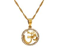 For India Symbol Stainless Steel Map Pendant Necklaces Simplicity Jewelry Gold Color Items for Bridal Women Man Party Gifts Earrings Sets Jewelry (Model 3)