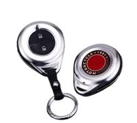 for Indian Chieftain/Chief Dark Horse/Roadmaster CNC Motorcycle Key Case One Button Key Protection (Silver)