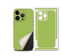 For iPhone 17 Pro MAX Skin Wrap - Premium 3M Metallic Film, Bare Metal Feel, Primary Color Fusion Look for Minimalist Style Lovers (Light Green,15pro MAX)