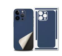 For iPhone 17 Pro MAX Skin Wrap - Premium 3M Metallic Film, Bare Metal Feel, Primary Color Fusion Look for Minimalist Style Lovers (Blue,14)