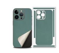For iPhone 17 Pro MAX Skin Wrap - Premium 3M Metallic Film, Bare Metal Feel, Primary Color Fusion Look for Minimalist Style Lovers (Cyan,15)