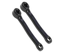 For Iron Exercise Bike Crank Arm Set 127mm With Square Taper Hole For Pedal Attachment, Left And Right Replacement Parts For Indoor Cycling Stationary Bike