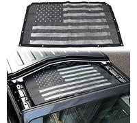 for Jeep JL Sunshade Mesh Top - JeCar Mesh Top Sun Shade JL Front Sunshade UV Protection for 2018-2023 Jeep Wrangler JL 2Door and 4 Doors