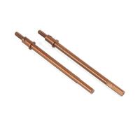 For Juego de Eje Recto de Aluminio CNC 1/10 con Resorte de Hoja/Kit de Montaje de Enlace for RC4WD Gelande II TF2 Tamiya Bruiser BRX01(Rear Axle Shaft)