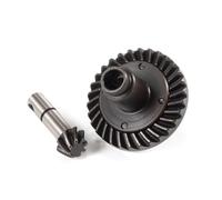 For Juego de Eje Recto de Aluminio CNC 1/10 con Resorte de Hoja/Kit de Montaje de Enlace for RC4WD Gelande II TF2 Tamiya Bruiser BRX01(Gear Set)