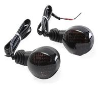 For KAWASAKI for Vulcan S 650 KLR650 Z650RS KLX300SM KLX300 KLX230SE KLX 230 250 S/SF W800 Cafe luces indicadoras de señal de giro for motocicleta(Smoke)