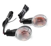For KAWASAKI for Vulcan S 650 KLR650 Z650RS KLX300SM KLX300 KLX230SE KLX 230 250 S/SF W800 Cafe luces indicadoras de señal de giro for motocicleta(CLEAR)