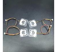 For KIC, K1 MAX, galga extensométrica_34x34_928DAD-240, alambre blanco resistente a altas temperaturas con exposición a orificios electroforéticos(KIC,4PCS)