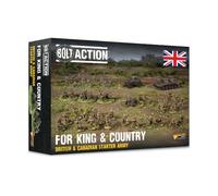 For King & Country - Acción de pernos del ejército británico y canadiense | Miniaturas muy detalladas de la Segunda Guerra Mundial para juegos de guerra de mesa Warlord Games