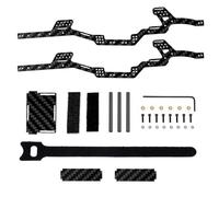 For Kit de chasis de fibra de carbono, viga de marco for 1/24 RC Crawler Axial SCX24 90081 AXI00001 AXI00002 AXI00006 piezas