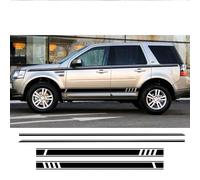 For Land Rover Discovery 4 3 2 Sport Freelander 4PCS Car Side Door Stickers Tuning Accessories Auto Vinyl Film Stripes Decals