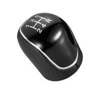 For Leather 56 Speed MT Gear Shift Knob For Ford for Focus Mk2 Mk3 for Galaxy for Mondeo Mk4 for Transit for Connect for Tourneo for Custom for Kuga for C-max for S-max(5 Speed Black)