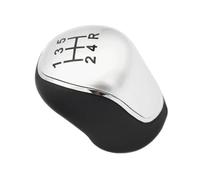 For Leather 56 Speed MT Gear Shift Knob For Ford for Focus Mk2 Mk3 for Galaxy for Mondeo Mk4 for Transit for Connect for Tourneo for Custom for Kuga for C-max for S-max(5 Speed Silver)
