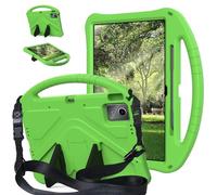 For Lenovo Idea Tab Plus 12.1 Inch 2025 TB-365FC Case Kids Case Lightweight EVA Tablet Cover with Adjustable Strap, Shockproof Handle & Kickstand for Children, Portable Protective Shell(Ye?il)