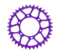For LOSI 1/4 for Promoto-MX Eje de Rueda de Motocicleta Asiento de Grifo Engranaje 36T Placa de Choque/Conector Soporte de servo Calibrador Soporte de Arrastre de Cadena(Purple)