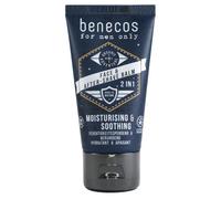 Benecos - natural beauty 94311 Bálsamo facial y para después del afeitado 2 en 1 - vegano - 50 ml