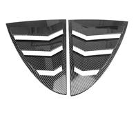 For Mercedes-Benz A Class W177 V177 A180 200 220 250 for Sedan 2019-2022 Car Window Shutters Outer Triangular Window Blinds Decorative Cover Sports Style Body Parts Side Protector(Carbon Fiber)