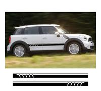 For Mini Cooper S Countryman R50 R52 R53 R55 R56 F56 F57 F60 Car Side Long Stripes Stickers Vinyl Film Decals Tuning Accessories