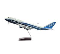 For Modelo de avión a reacción a Escala 1/150 B747, avión de fundición a presión de 47 cm con Luces LED y Ruedas for decoración.(Nolight)