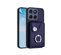 (For Motorola Edge 60 Fusion / Edge 60, Blue) Organ Card Bag Ring Holder Phone Case
