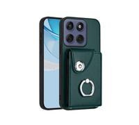 (For Motorola Edge 60 Fusion / Edge 60, Green) Organ Card Bag Ring Holder Phone Case
