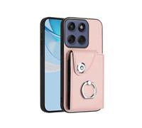 (For Motorola Edge 60 Fusion / Edge 60, Pink) Organ Card Bag Ring Holder Phone Case