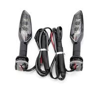For MT-07 For TRACER 2016 2017 2018 2019 2020 2021 2022 2023 For YZF-R15 V4 2021-2023 Flasher Turn Signal Light Amber Front Or Rear(Black,2pcs)