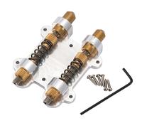 For Mus-iclily Pro Ajustador de armado de latón dual Estabilizador de tope de trémolo for Floyd Rose y sistema de puente de trémolo flotante