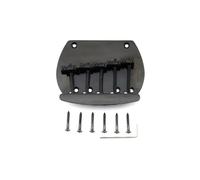 For Musi-clily Pro Puente de bajo de 5 cuerdas de acero de 16 mm for bajo estilo Music-man, negro