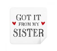 For My Family Got It From My Sister - Juego de 2 gafas de limpieza para limpiar la pantalla del teléfono