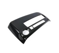 For Nissan For Kicks 2016-2020 ABS Carbon fiber Gear Shift Box Cover Trim Sticker Decoration Frame Interior Accessories Car Styling Decoraci Accesorios Interiores(Mirada de fibra de carbono)