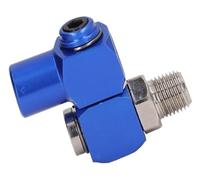 For NPT 1/4 Inch 360° Swivel Air Hose Connector, Aluminum Pneumatic Fitting For Air Compressors And Tools, Improves Flexibility Between Hose And Air Tool, Blue