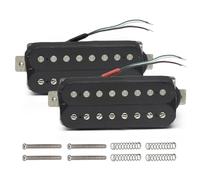 For pastilla Humbucker de guitarra eléctrica Aln-ico 5, pastilla divisoria de bobina Alnico V, piezas de guitarra, N-10K, B-15K, 8 cuerdas(Neck and Bridge)