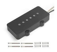 For pastillas de guitarra eléctrica Alnico 5 Vintage Single Coil de 6 cuerdas N-8.1K B-8.8K negro(Neck)