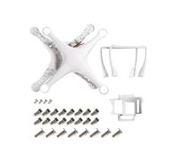 For Phantom 3A/P Drone Repair Parts - Complete Body Shell Set with Upper Middle Bottom Sections & Landing Gear