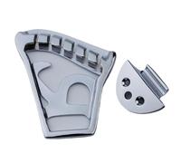 For placa de extracción de guitarra eléctrica Ric-ken, puente de 6 cuerdas, 12 cuerdas, for reemplazo de accesorios de guitarra eléctrica, Color cromado(6 strings)