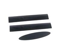 For PS3 Panel Replacement Kit, for PS3, for Sony, for 4000 4K Host Model, Black Hard Drive Cover Shell, Front Housing Case, Left and Right Faceplate(Full set)