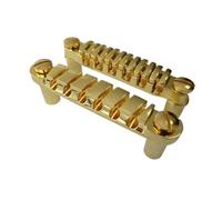 For puente de guitarra IBZ Quik Change III y pieza trasera Gibraltar III fijo for serie ARTCORE/AX/AM Color cromado negro dorado 1 Juego(Gold)