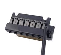 For puente trémolo de guitarra de 2 puntos sin bloqueo, espaciado entre cuerdas, puente de guitarra de doble vibración de 10,8 MM con montura de latón, bloque de latón(BK)
