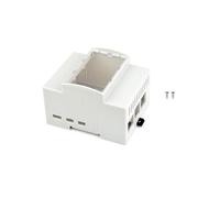 for Raspberry Pi 5 Case, DIN Rail ABS Case for Raspberry Pi 5, Large Inner Space, Compatible with Raspbeery Pi Expansion Board PoE Hat (F), RS485 Can Hat, 2-CH RS485 Hat