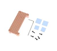 For Raspberry Pi Zero Pure Copper Heatsink Protective Case Passive Cooling Enclosure for Raspberry Pi Zero W/2W